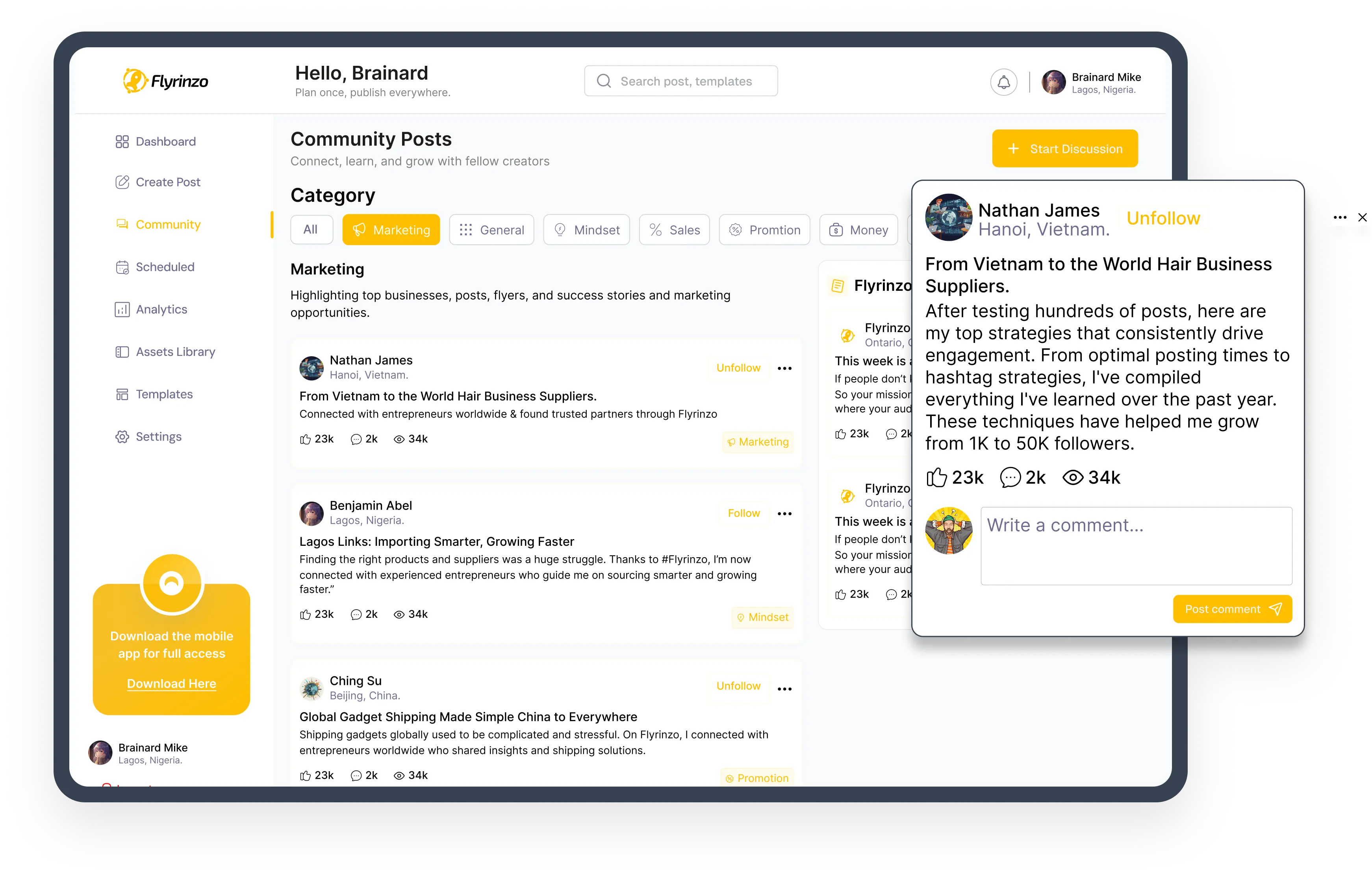 Grow Faster with a Global Community